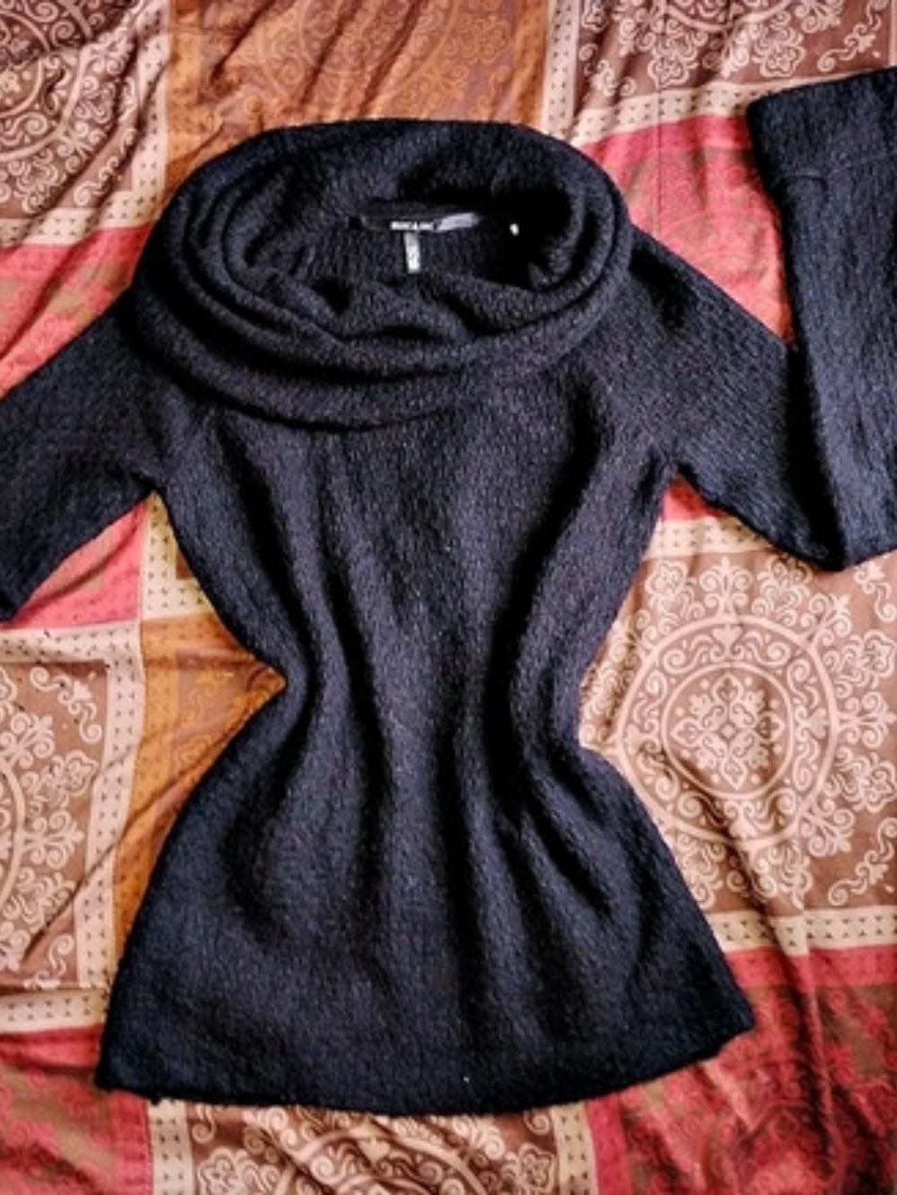 Black Cowl Neck Sweater Like New